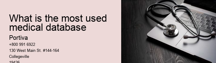 What is the most used medical database