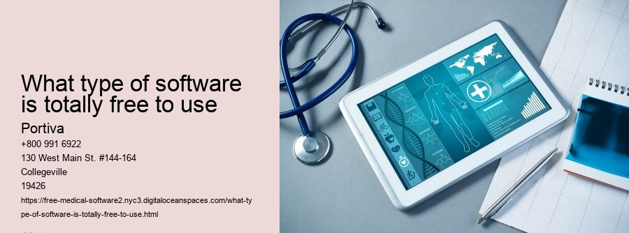 What type of software is totally free to use